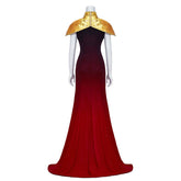 Anime Castlevania Carmilla Red Dress Outfit  Cosplay Costume Halloween Carnival Suit